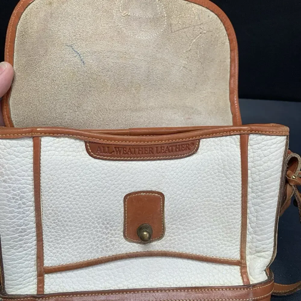 Vintage Dooney & Bourke All-Weather Leather Surrey Bucket Bag Purse Made In USA - Picture 7 of 16